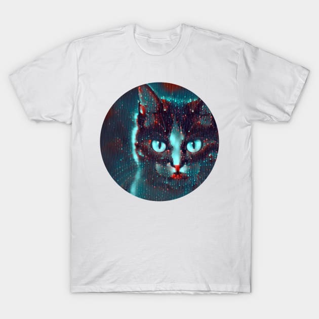 Bright-Eyed mycat, revolution for cats T-Shirt by GoranDesign